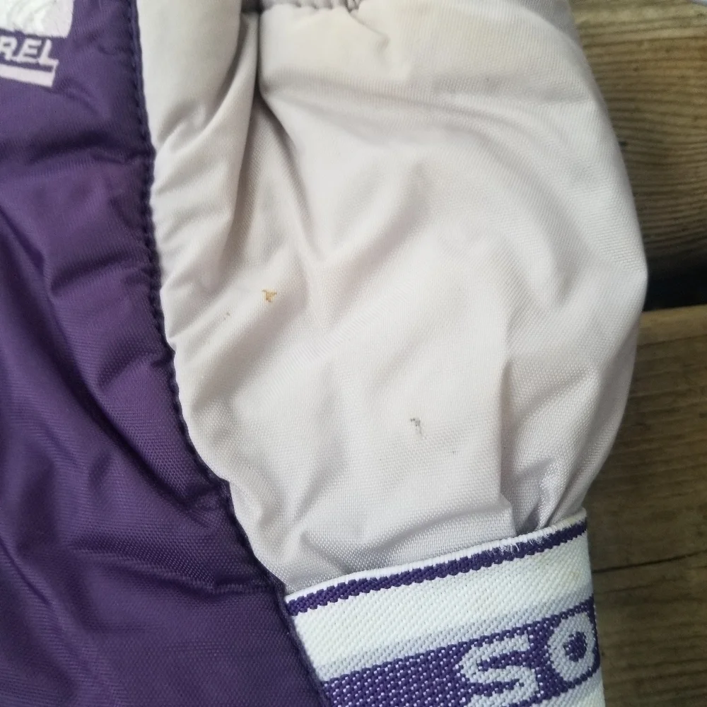 Sorel‎ Youth Cub Snow Boot Size Big Kids 4 Purple Lavender Lilac Warm Comfy